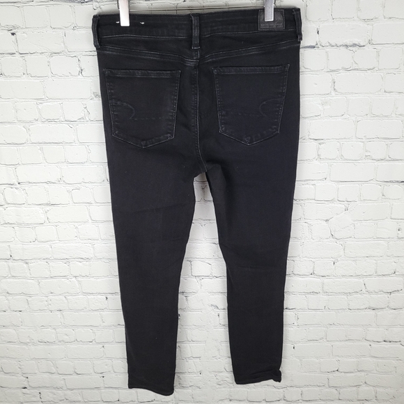 AMERICAN EAGLE | hi-rise jegging skinny stretch distressed jeans - Picture 2 of 10